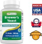 Best Naturals Brewers Yeast 500mg 240 Tablets (1000mg Serving) - 3rd Party Lab Tested for Quality & Purity