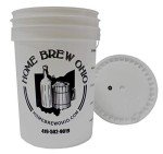 Fastrack 6.5 Gallon Fermenting Bucket with Lid | White | 100% Food Grade-BPA Free Fermenting Brew Bucket for your Beer, Wine or any other Fermented Beverage