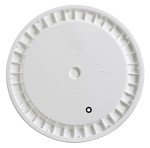 Fastrack 6.5 Gallon Fermenting Bucket with Lid | White | 100% Food Grade-BPA Free Fermenting Brew Bucket for your Beer, Wine or any other Fermented Beverage