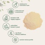 Brewers Yeast Powder for Lactation, 3lbs (90 Servings) | Debittered Brewers Yeast for Breastfeeding Support | Great for Lactation Cookies & Tea | Rich Vitamin B Complex & Protein Source | Non-GMO