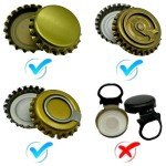 WENNING Manual Beer Bottle Capper Tool with 150 count Beer Bottle Caps,26mm Beer Corking Machine for Home Brewing (RED)