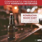 Amber Glass Beer Bottles, 473 ml, 12-Pack