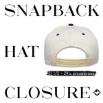 Two Tone Vintage Snapback Hat - Drunk (Upside Down) - Navy/Beige