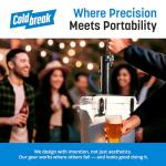 Coldbreak ColdOne Portable Kegerator, 2 Gallon Keg, Batch Craft Coctails, Easy Fill 256 oz Keg (Greg)