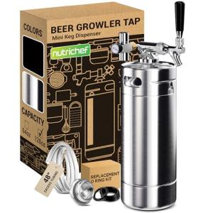 NutriChef Pressurized Craft Beer Growler Tap System