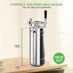NutriChef Pressurized Craft Beer Growler Tap System