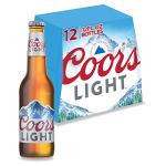 Coors Light 12 Pk, 12 FL OZ Bottles, 4.2% ABV