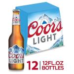 Coors Light 12 Pk, 12 FL OZ Bottles, 4.2% ABV