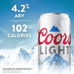 Coors Light 12 Pk, 12 FL OZ Bottles, 4.2% ABV