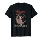 Vintage Moon Logo Coors Miller High Life T-Shirt