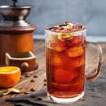 ZENFUN 8 Pack Glass Beer Mugs, 14 Oz Heavy Wine Glasses with Handle & Stainless Steel Straws, Summer Beer Glass Steins Pub Drinking Mugs for Juice, Iced Tea