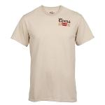 Coors Sunset in Golden Colorado Front and Back Print T-Shirt (as1, Alpha, l, Regular, Regular)