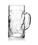 North Mountain Supply Oktoberfest Beer Mugs – 21 oz – Set of 2 – Thick Glass, Freezer-Friendly – Made in Poland – Crystal Clear