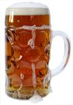 North Mountain Supply Oktoberfest Beer Mugs – 21 oz – Set of 2 – Thick Glass, Freezer-Friendly – Made in Poland – Crystal Clear