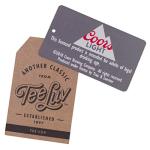 Tee Luv Men's Coors Light Shirt - Cold As The Rockies Coors Beer T-Shirt, Charcoal Gray, L