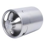 Mini Keg Growler, Pressurized Growler 64 OZ 304 Stainless Steel Mini Keg with Seal knob Cover for Home kitchen Brewing Beer(2L)
