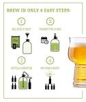 Craft A Brew - Hard Cider Kit - Beer Making Kit - Make Your Own Craft Beer - Complete Equipment and Supplies - Starter Home Brewing Kit - 1 Gallon