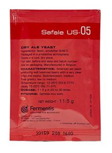Fermentis SafAle US-05 Beer/Ale Yeast - Pack of 1 - With North Mountain Supply Freshness Guarantee
