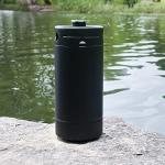 128OZ Mini Keg Growler, Stainless Steel Home Keg with No Scratch Matte Black Powder Coated to Keeping Fresh for Homebrew, Craft and Draft Beer