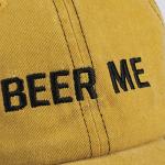 Primitives by Kathy Standard Baseball Cap-Beer Me, Yellow, One Size
