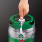 KRUPS and HEINEKEN B100 BeerTender with Heineken Draught Keg Technology,Black, 17.91 cu.ft.