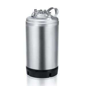 New 3 Gallon Ball Lock Keg, Stainless Steel Beer Keg with Single Handle for Draft, Homebrew and Craft Beer