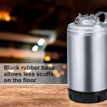 New 3 Gallon Ball Lock Keg, Stainless Steel Beer Keg with Single Handle for Draft, Homebrew and Craft Beer