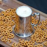 Maxam Stainless Steel Tankard Style Beer Mug, 20 Ounce