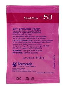 Fermentis SafAle T-58 Beer/Ale Yeast - Pack of 1 - With North Mountain Supply Freshness Guarantee