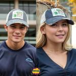 Popfizzy Beer Drinking Hats for Men and Women, Funny Trucker Hats for Adults, Beer Drinkers Gift, Adult Humor Caps (Charcoal)