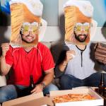 Jeere Novelty Poop/Ice Cream/Crab/Beer Mug/Pumpkin Hat and Sunglasses Halloween Accessories for Women Men Cosplay Party Decor(Yellow,Beer Hat)