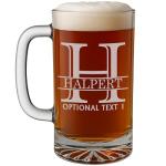 Custom Laser Etched Beer Mug - 16oz Gift
