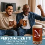Custom Laser Etched Beer Mug - 16oz Gift
