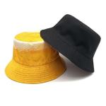 CNUSER Bucket Hat for Women Men,Travel Sun Beach Cap,Unisex Fishing Outdoor Boonie (Beer Bubbles)