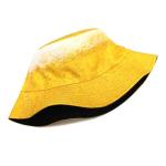 CNUSER Bucket Hat for Women Men,Travel Sun Beach Cap,Unisex Fishing Outdoor Boonie (Beer Bubbles)