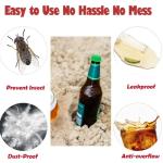 Bottle Caps, Beer Bottle Caps Silicone Reusable Soda Bottle Stopper Hat Sealer Cover for Soft Drink, Beverages, HomeBrew, Kitchen Gadgets, Prevent Spillage, Dishwasher Safe, BPA-Free (Mix, 6 Pack)