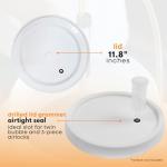 Fastrack 6.5 Gallon Fermenting Bucket with Lid | White | 100% Food Grade-BPA Free Fermenting Brew Bucket for your Beer, Wine or any other Fermented Beverage