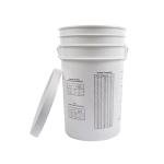 Fastrack 6.5 Gallon Fermenting Bucket with Lid | White | 100% Food Grade-BPA Free Fermenting Brew Bucket for your Beer, Wine or any other Fermented Beverage