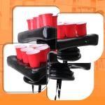 Party Toss Game Inflatable Pong Hat, Ping Pong Parties Toss Game Cups Holder for Endless Party Fun Bachelorette Game