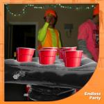 Party Toss Game Inflatable Pong Hat, Ping Pong Parties Toss Game Cups Holder for Endless Party Fun Bachelorette Game