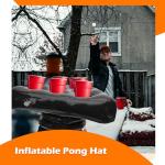 Party Toss Game Inflatable Pong Hat, Ping Pong Parties Toss Game Cups Holder for Endless Party Fun Bachelorette Game