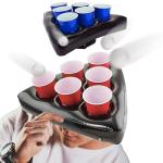 Party Toss Game Inflatable Pong Hat, Ping Pong Parties Toss Game Cups Holder for Endless Party Fun Bachelorette Game