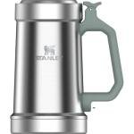 STANLEY Classic Bottle Opener Beer Stein 24 oz | Flip Up Lid and Heavy Duty Handle with Built In Bottle Opener | Insulated Stainless Steel Beer Mug | BPA-Free | Frost Gloss