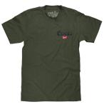 Tee Luv Men's Coors Banquet The Legend Double Sided Beer Brand T-Shirt, Military Green, XL
