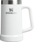 STANLEY Stay-Chill Beer Stein 24 oz | Heavy Duty Big Grip Handle | Beer Tumbler Drink Cup, Holds 2 Cans | Insulated Stainless Steel Party Mug | BPA-Free | Frost Gloss