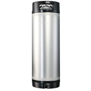 Steel Corny Keg, 5 Gallon Ball Lock Homebrew Beer Keg, Black Handles