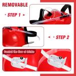 zsccxq Juice Hat, 2 Pcs Adjustable Soda Hat with Straw for Sports Games, Christmas Party Supplies, Gifts (Red)