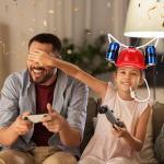 zsccxq Juice Hat, 2 Pcs Adjustable Soda Hat with Straw for Sports Games, Christmas Party Supplies, Gifts (Red)