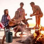 Dbgogo Hold Stable Pressure 0-60 PSI Mini Keg Regulator, No Leaking Portable Cornelius Corny Beer Growler Outdoor Picnic Party Carbonation CO2 Gas Ball Lock Disconnect Mini keg Charger Regulator