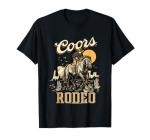 Coors Brewing Company Rodeo Vintage Outline Big Chest Poster T-Shirt